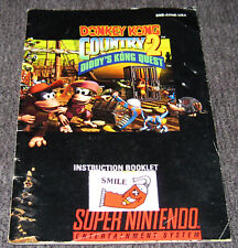 Donkey Kong Country 2 - Apenas manual (Super Nintendo SNES) comprar usado  Enviando para Brazil