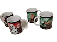Usado, Canecas de café Star Wars Chewbacca Yoda Darth Vader 12 Oz galeria 2007 (4 canecas) comprar usado  Enviando para Brazil
