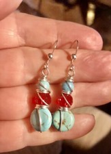 Earrings artisan wire for sale  Caldwell
