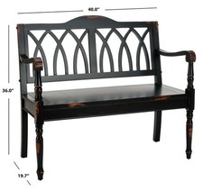 Safavieh benjamin bench for sale  Whitestown