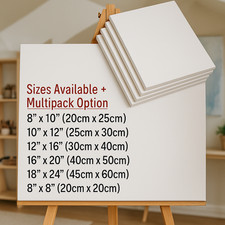 White stretched artist for sale  LONDON