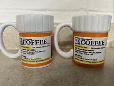 Usado, 2 canecas de café - Big Mouth Toys The Prescription Pill Bottle Mug - 12 oz. Presente divertido comprar usado  Enviando para Brazil
