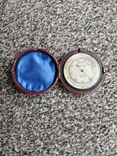 Antique pocket barometer for sale  LEEK