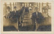 Ônibus turístico c1905 RPPC INTERIOR, Denver Colorado, recém-casados comprar usado  Enviando para Brazil