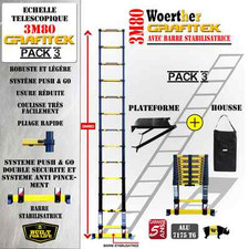 Echelle telescopique woerther d'occasion  Nice-