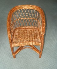 Poltrona de vime de vime de vime tecido infantil vintage 13x20x13 aro trançado comprar usado  Enviando para Brazil