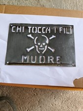 tabella pericolo usato tabella pericolo usato Villanova Solaro