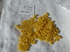 lot de 300 perle de Briare ancienne couleur jaune ronde 5 mm na sprzedaż  Wysyłka do Poland