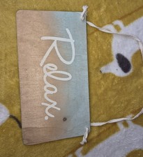 Wooden sign relax. for sale  WIGAN