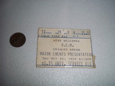 October 1987 concert for sale  York