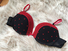 Reggiseno nero cuoricini usato  Collegno