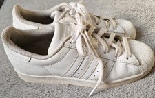 Boy white adidas for sale  LANCING