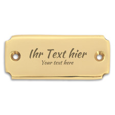 Namenschild türschild messing gebraucht kaufen  Berlin