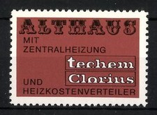 Reklamemarke techem clarius gebraucht kaufen  Berlin