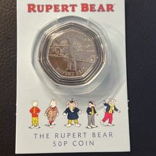 Rupert bear 50p for sale  BURNLEY