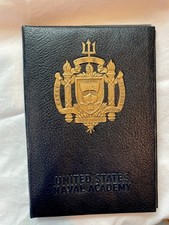 Estojo de couro vintage para notebook da Academia Naval dos EUA comprar usado  Enviando para Brazil