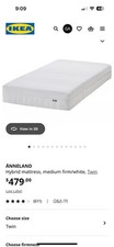 Ikea twin anneland for sale  Aurora