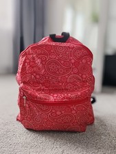 Red paisley backpack for sale  MANCHESTER