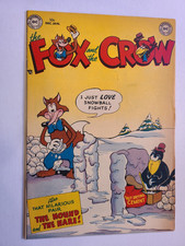 THE FOX AND THE CROW # 1 DC 1952 comprar usado THE FOX AND THE CROW # 1 DC 1952 comprar usado  Enviando para Brazil