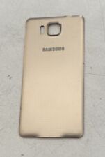 Original Samsung Galaxy Alpha  Akkudeckel Backcover Gold Rückseite, usado comprar usado  Enviando para Brazil