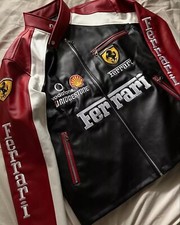 Ferrari black leather for sale  REDRUTH