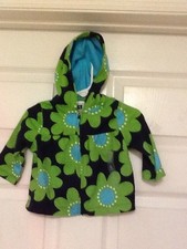 Jaqueta Carters Infantil Meninas Tamanho 6 Meses Verde Azul Multi Com Capuz Nova 31, usado comprar usado  Enviando para Brazil