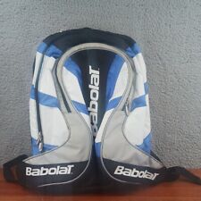 Mochila de tênis Babolat 2 tiras bolsa de livros preta branca azul 12x17" comprar usado  Enviando para Brazil