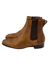 Botas Sergio Rossi Side Gore Uk10 cm couro H1k28 comprar usado  Enviando para Brazil