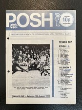 10.8.1974. peterborough united for sale  TELFORD