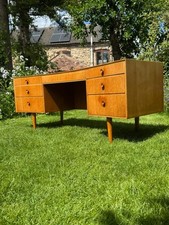 Teak desk dressing for sale  BEDALE
