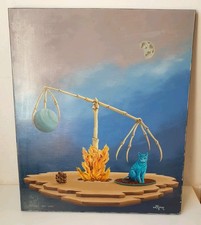 Tableau peinture huile d'occasion  Angers-