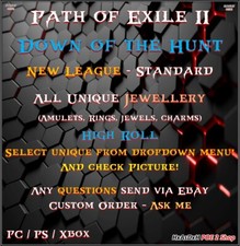 ✨Path of Exile 2✨Todas as Joias Exclusivas✨Nova Liga✨High Roll✨Down of the Hunt✨ comprar usado  Enviando para Brazil