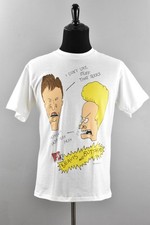 Camiseta vintage Beavis and Butthead Stanley Tultex 1993 talla mediana segunda mano  Embacar hacia Mexico