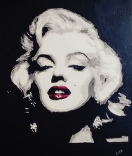 Marilyn monroe acrilico usato  Venafro