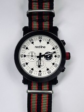 Relógio masculino Red Line 18000 branco e preto com pulseira da OTAN, usado comprar usado  Enviando para Brazil