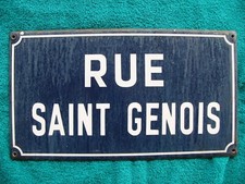 Ancienne plaque rue d'occasion  Lens