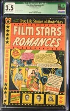 Estrelas de cinema romances #1 (1950) Star Pub. L.B. Cole Cover CGC 3.5Q FF881 comprar usado  Enviando para Brazil