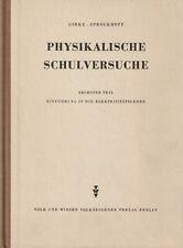 Physikalische schulversuche se gebraucht kaufen  Seegebiet Mansfelder Land