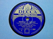 HARRY WOODS - Orchids In The Moonlight / Cariola 78 rpm disc comprar usado  Enviando para Brazil