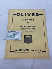 Parts book oliver for sale  Edinburg