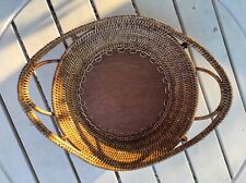 Corbeille osier rond d'occasion  Salernes