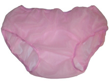 3 CAMADAS COMPLETAS Rosa NYLON TRANSPARENTE Vovó CALCINHA BOLHA * Mulheres/Homens 28-40" GRANDE ** comprar usado  Enviando para Brazil