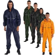 Macacão de chuva masculino motocicleta peça única impermeável faixa reflexiva macacão comprar usado  Enviando para Brazil