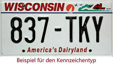 Placa De Licencia De Wisconsin Original US comprar usado  Enviando para Brazil