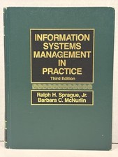 Information Systems Management In Practice, Third Edition - Ralph Sprague, 1993 na sprzedaż  Wysyłka do Poland