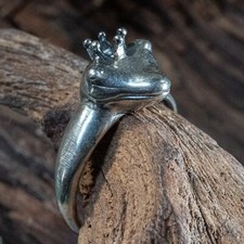 Froschkönig ring 925 gebraucht kaufen  Versand nach Germany