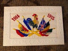 Wwi embroidered silk for sale  IPSWICH