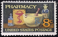 1972 pharmacy stamp for sale  Spring