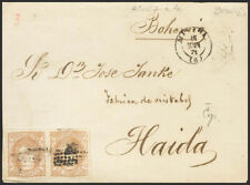 Andalucía. Histoire Postal. Sur 113 (2) . 1871. 12 Quarts Auburn Rojo. Malag comprar usado  Enviando para Brazil