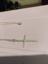 Sterling silver cross for sale  LOOE